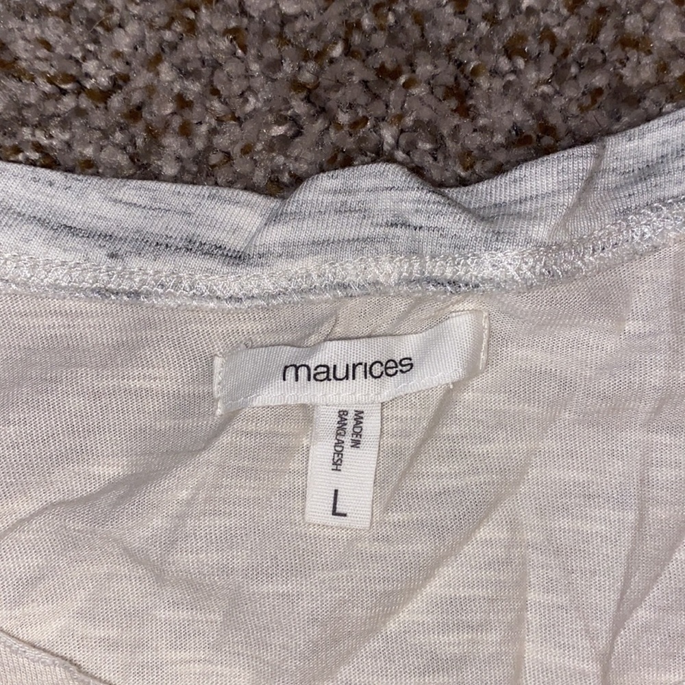 Maurices size large Chocolate I luv u shirt - Picture 5 of 6